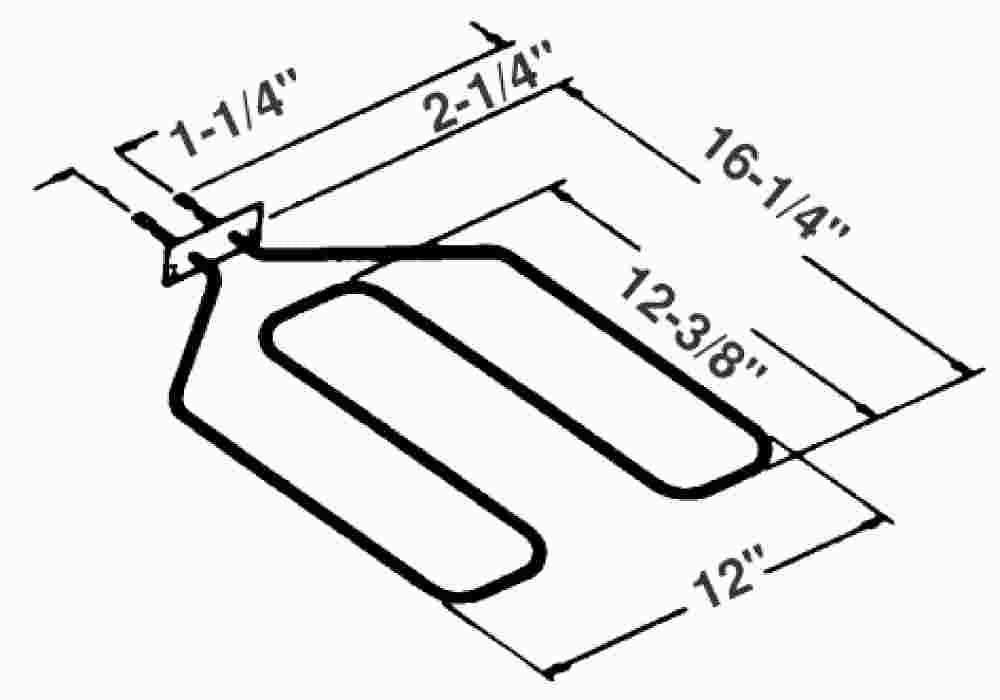 Bake Broil Oven Element For Ge&reg; Or Hotpoint&reg; Rp44x5074