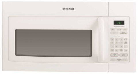 Hotpoint&reg; 1.6 Cu.ft. Over-the-range Microwave Oven, White, 950 W