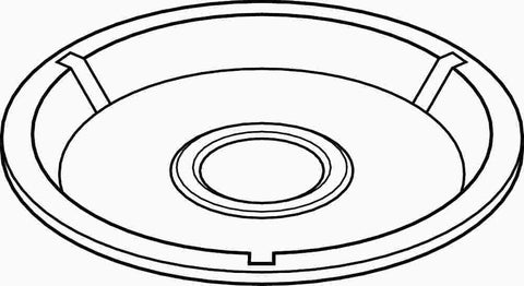 Gas Range Round Drip Pan Fits Caloric&reg; #97083, 7-1-2 In.