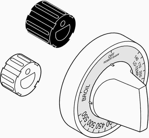 Universal Gas Burner Range Knob Kit