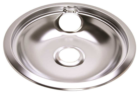 Electric Range Drip Pan Fits Frigdaire&reg; Ranges, Chrome, 8"