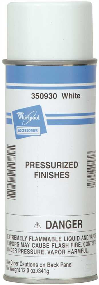 Whirlpool Spray Paint White 13 Oz