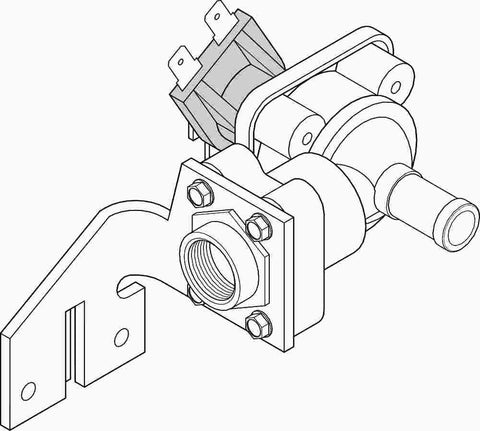 Water Valve For Ge&reg; -hotpoint&reg; Wd15x93 & Wd15x093