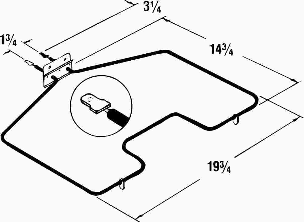 Bake Oven Element Rp777 For Kenmore&reg;