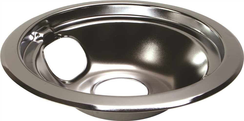 Ge&reg; Electric Range Drip Pan, Chrome, 6"