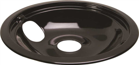 Ge&reg; Electric Range Drip Pan, Black, 8"