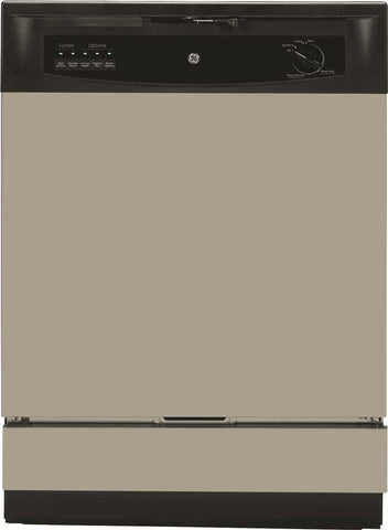 Ge&reg; Built-in 24-inch Dishwasher, Silver, 5 Cycles - 3 Options