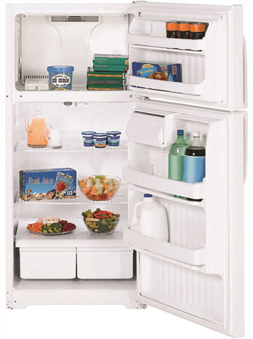 Ge&reg; 14.6 Cu. Ft. Top Freezer Refrigerator, White, Reversible Door Swing