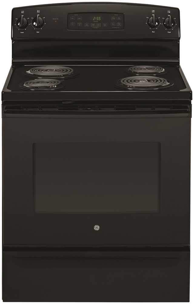 Ge&reg; 30-inch 5.3 Cu.ft. Free-standing Electric Range, Black