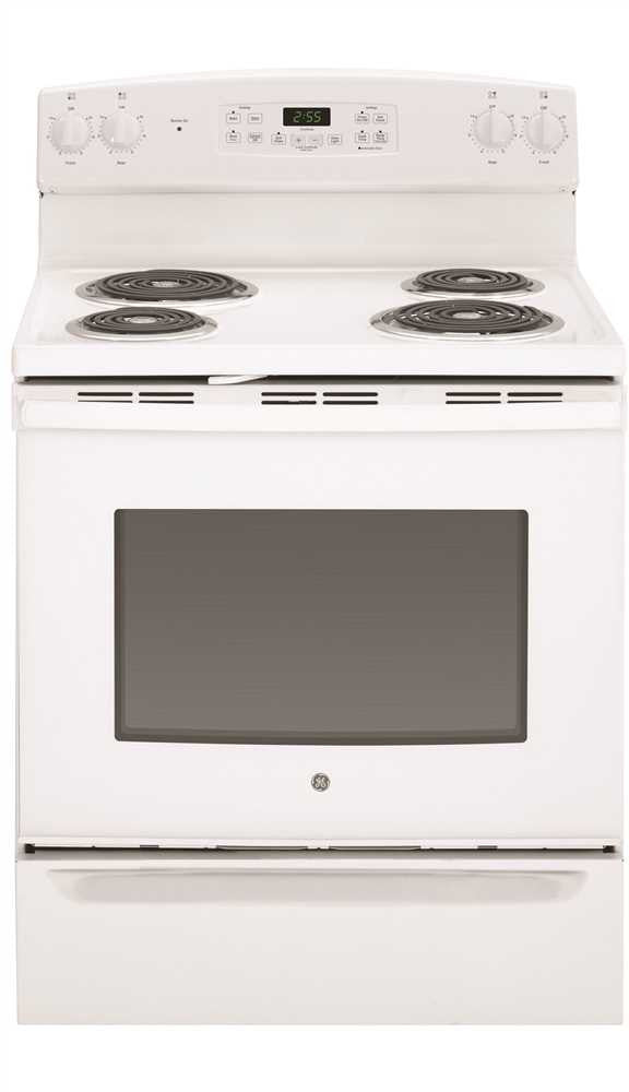 Ge&reg; 30-inch 5.3 Cu.ft. Free-standing Electric Range, White