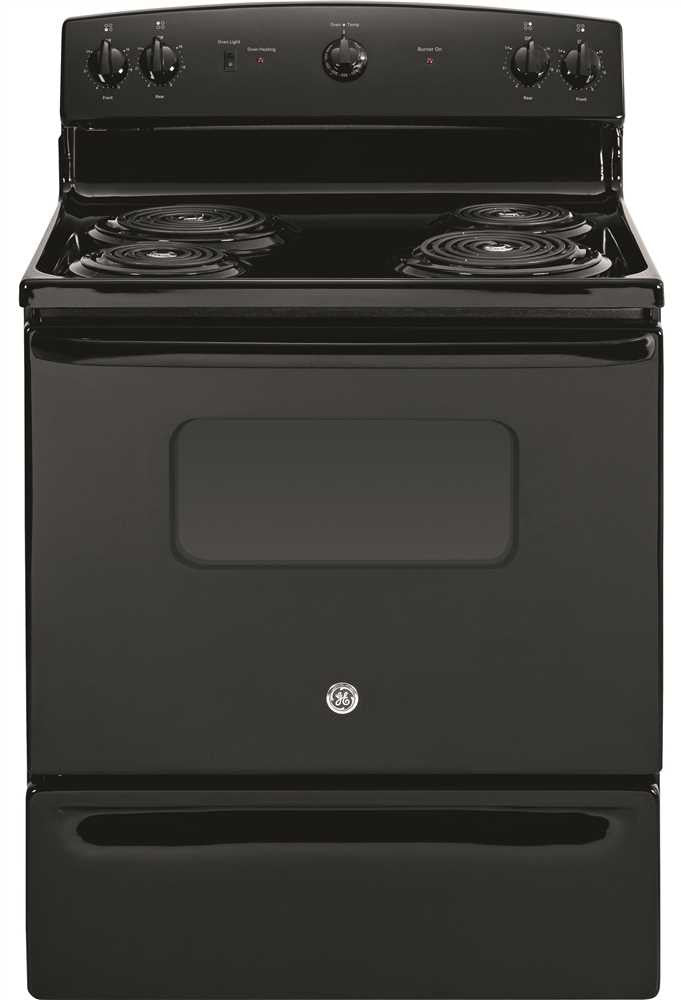 Ge&reg; 30-inch 5 Cu.ft. Free-standing Electric Range, Black