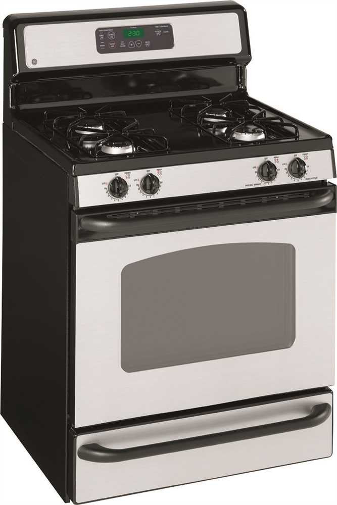 Ge&reg; Cleansteel&trade; 30-inch Free-standing Gas Range