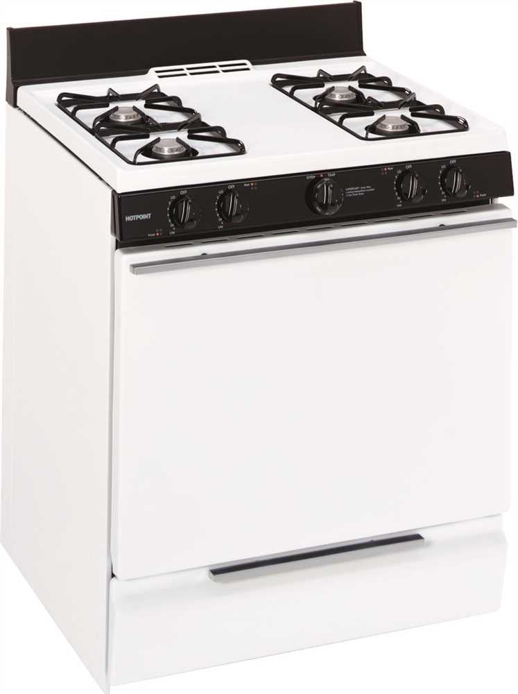 Hotpoint&reg; 30 In. 4.8 Cu.ft. Free-standing Gas Range, White