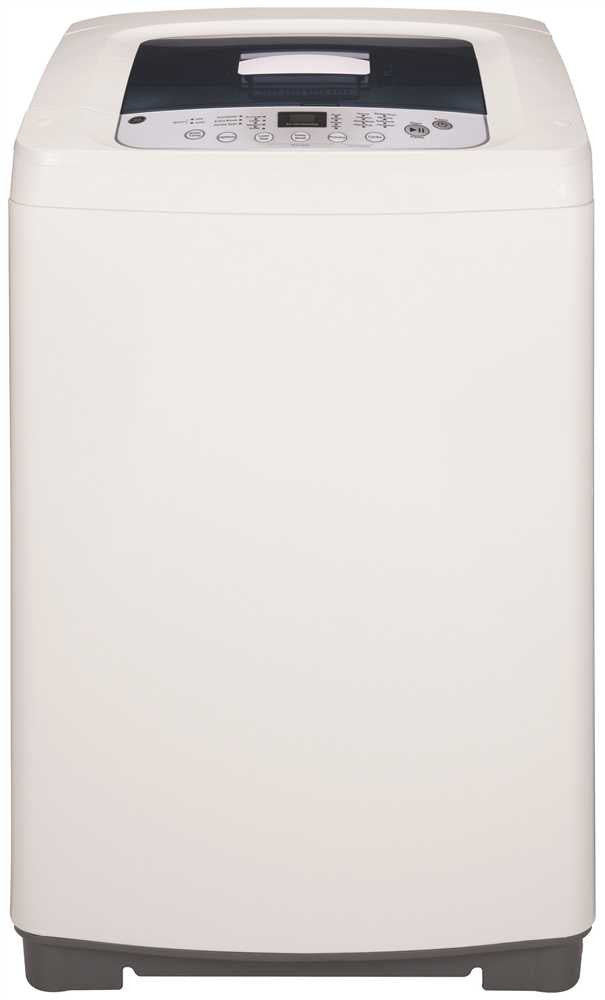 Ge&reg; Space Saving 2.6 Cu. Ft. Stationary Washing Machine, White