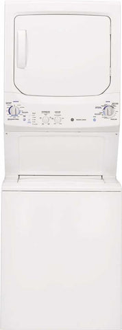 Ge Unitized Spacemaker&reg; 3.2 Cu.' Doe Washer & 5.9 Cu.' Electric Dryer, White