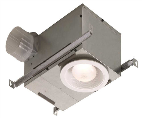 Broan Recessed Exhaust Fan And Light 1-5 Sones 70 Cfm