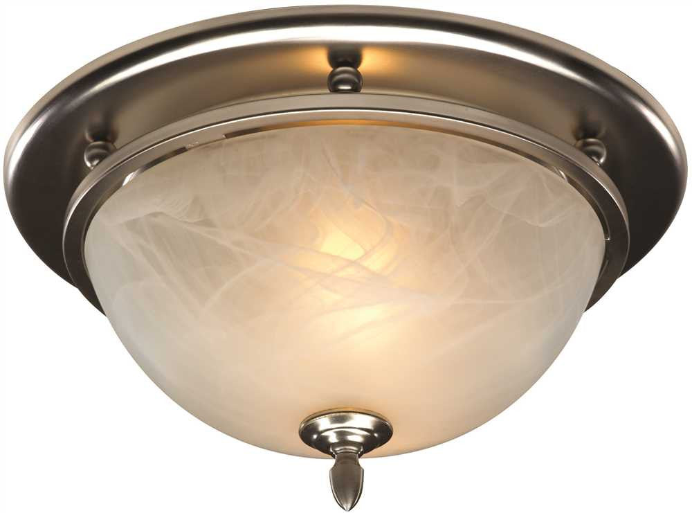 Decorative Bath Fan Light 70 Cfm Satin Nickel