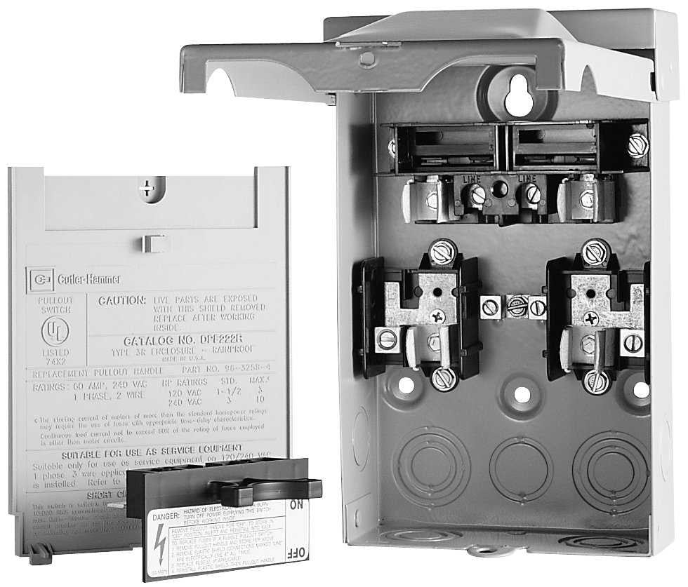 Ac Disconnect Raintight 30a 2 Fuse