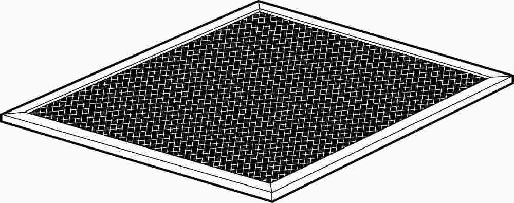 Duct-free Filter 10-3-8 In. X 11-3-8 In. X 3-8 In., Fits Ge&reg;, Hopoint&reg;, Nutone&reg;