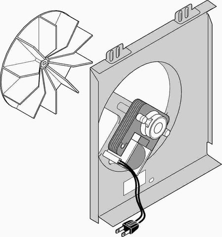 Nutone&reg; Exhaust Fan Motor And Grill Assembly