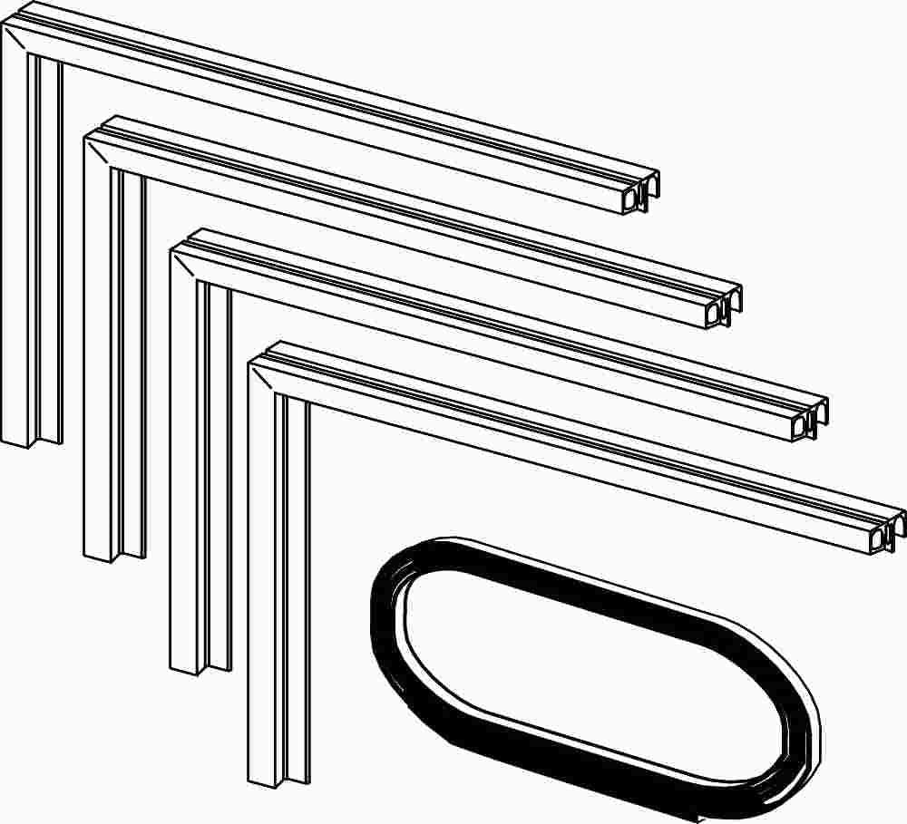 Universal Refrigerator Door Gasket 32 In. X 55 In.