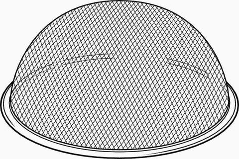 Dome Aluminum Range Hood Filter, 10-1-2 In. Fits Ge&reg;, Broan&reg;, Nautilus&reg;