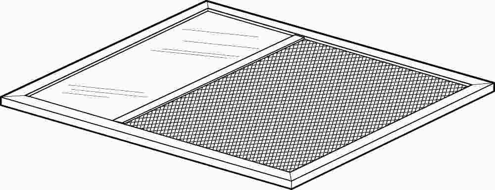 Aluminum Range Hood Filter With Light Lens, 11x17x1-2" Fits Broan&reg;-nautilus&reg;