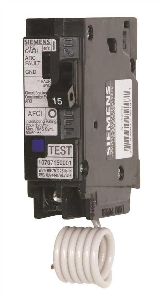 Qaf Plug In Arc Fault Combination Breaker 1 Pole 15 Amps