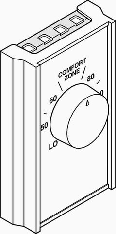 Robertshaw&reg; Line Voltage Thermostat With Single-pole Single-throw, Heat Only