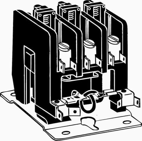 Definite Purpose Contactor Rbm Type 154 3 Pole 30a 24v