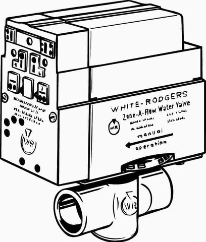 White Rodgers Zone Valve 3-4 In. Sweat, 2 Wire