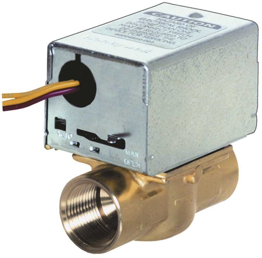 Honeywell Zone Valve 1-2" Inverted Flare, 2-way, 24 Volt