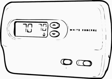 White Rodgers Thermostat Single Stage