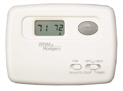 White-rodgers&trade; Non-programmable Heat Pump Thermostat, 20 Vac To 30 Vac