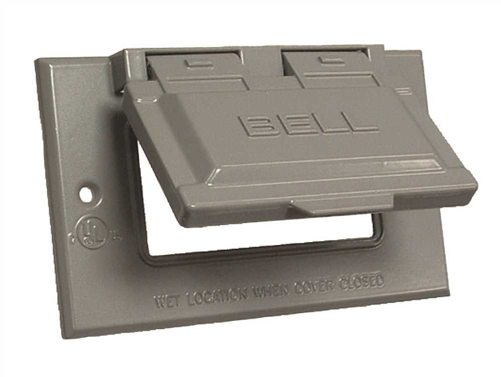 Hubbell Weatherproof Cover Single Gang Gfci Gray