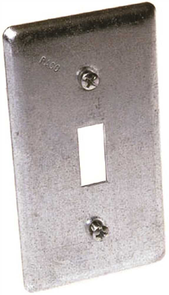 Hubbell Handybox 1 Toggle Switch Cover