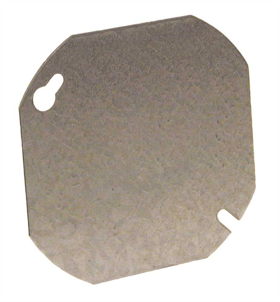 Hubbell Flat Blank Octagon Cover 4 In