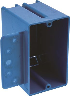 Non Metallic 1 Gang Zip Box With Bracket 18 Cu. In.