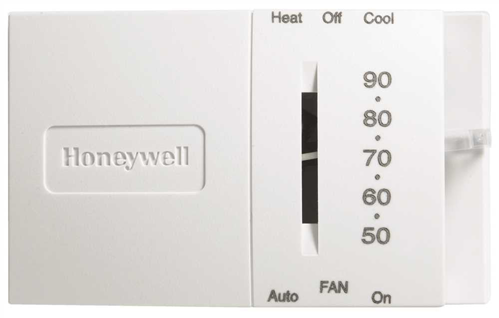 Honeywell Single-stage Thermostat, 24 Volts, White