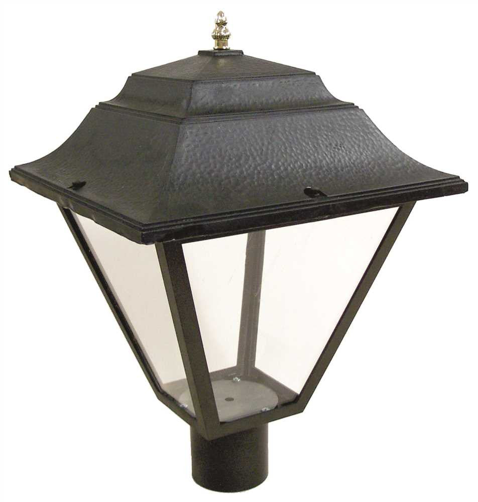 High Pressure Sodium Post Lantern 70w Fixture 70 Watt