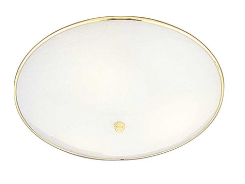 Bedroom Fixture, Classic Satin Frosted 15"