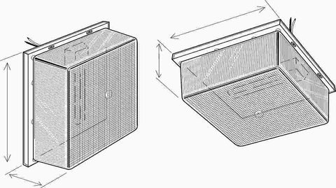 Compact Fluorescent Ceiling Fixture