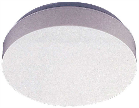 Drum Ceiling Fixture With One 22 Watt Circline Type Fluorescent Lamp, 11 In., White