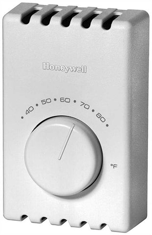 Thermostat T41 Electric Heat, Single Pole, Premier White