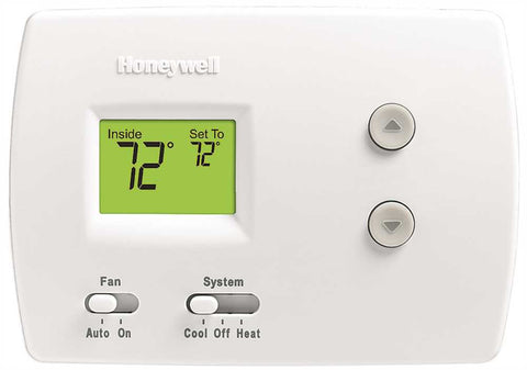 Pro 3000 1 Heat-1 Cool Non-programmable Digital Thermostat, White