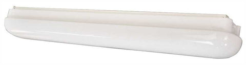 Puff Wall Fixture, Uses Two F25 Type Fluorescent Lamps, White