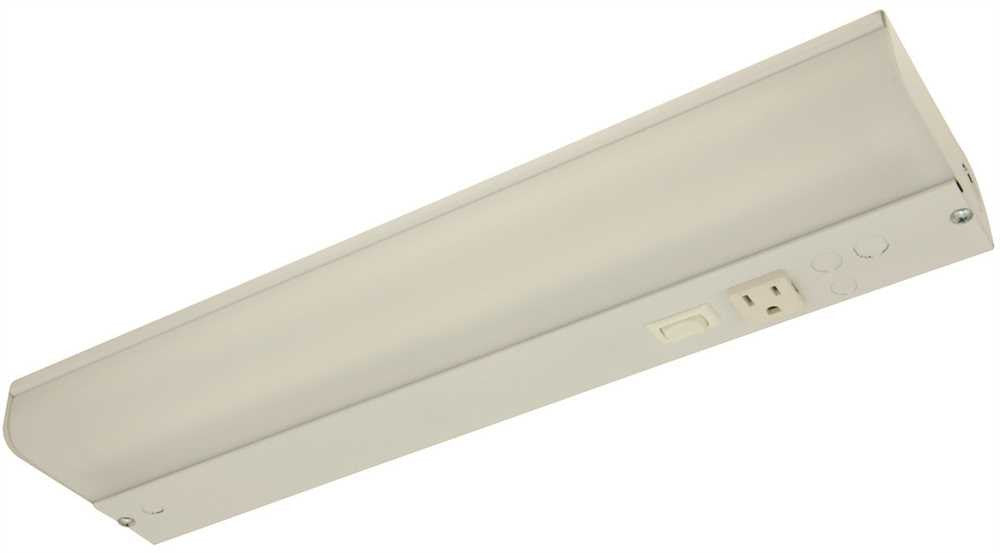 Under Cabinet Fluorescent Light Fixture, 18 X 4-1-2 X 1-3-4", 1 F15t8 Lamp Included