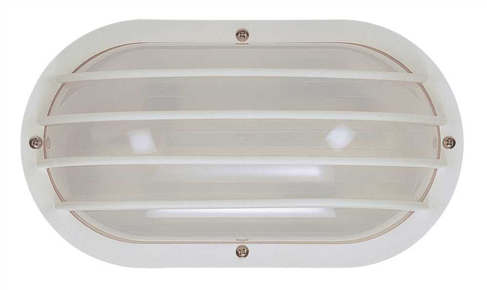 Interglobal Products Nautical-style Ceiling - Wall Light Fixture, White, 10x5x3-7-8 In., 1 13-watt Cfl Lamp (included)