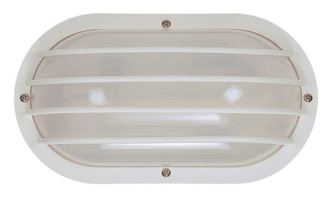 Interglobal Products Nautical-style Ceiling - Wall Light Fixture, White, 10x5x3-7-8 In., 1 13-watt Cfl Lamp (included)