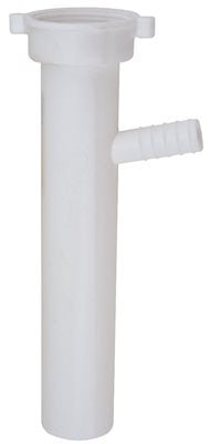 Durapro&trade; Pvc Dishwasher Tailpiece, 1-1-2 X 8 In.